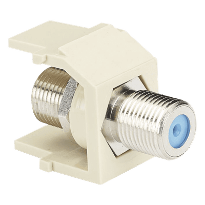 Módulo Acoplador Coaxial Tipo F / Keystone / 75 Ohms / 3.0 GHz / 1.17 x 0.86 pulgadas / Blanco Mate NKFIW PANDUIT