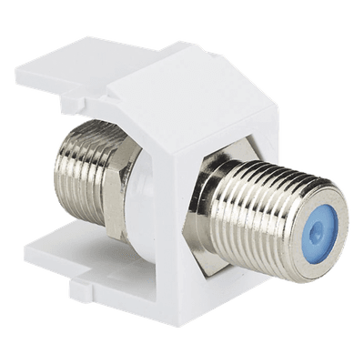 Módulo Acoplador Coaxial Tipo F / Keystone / 75 Ohms / 3.0 GHz / 29.6x16.7x21.8 mm / 1.17x0.66x0.86 ft NKFWH PANDUIT