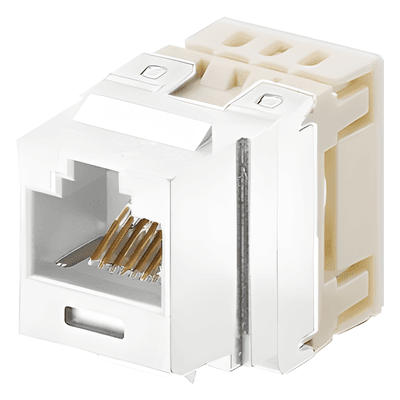 Jack Keystone / Cat 5e / Impacto 110 / RJ45 / 8P8C / UTP / Blanco Mate NKP5E88MIW PANDUIT