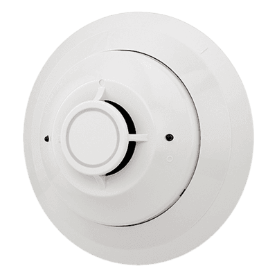 Detector Térmico Direccionable / Temperatura Variable Alta 57 °C a 88 °C (135 °F a 190 °F) / SLC Dos Hilos / LED 360° / Direccionamiento por Interruptores IDPHEATHT HONEYWELL FARENHYT SERIES
