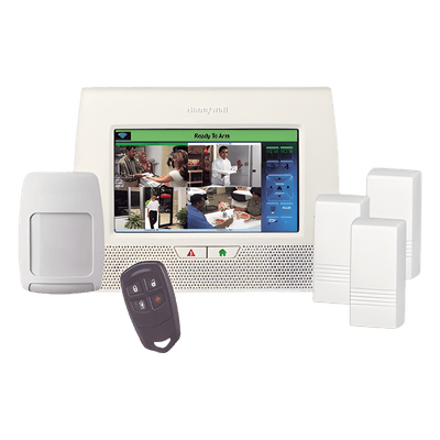 Panel LYNX Touch 7000 / pantalla táctil de 7 pulgadas a color / Wi-Fi, GSM y Ethernet / automatización Z-Wave / kit con sensores L7000-PK HONEYWELL