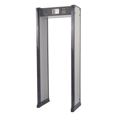 Arco Detector de Metales / 6 Zonas de Detección / Sensor IR Anti-Falsas Alarmas / Certificación FAA / Anclaje para Piso