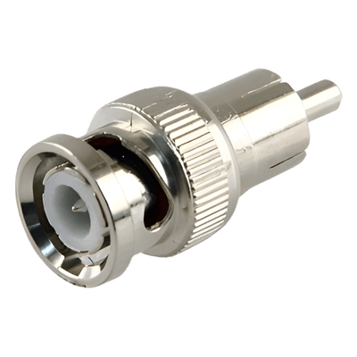 Adaptador en Línea / BNC Macho a RCA Macho / 75 Ohm / 13.9x35 mm / RG-59 y RG-6 TT-RG-01 EPCOM TITANIUM