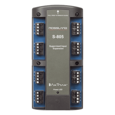 Tarjeta de Expansión / 16 Entradas Supervisadas / Compatible con AC825IPL / Puerto OSDP / Diseño Modular S-805 ROSSLARE SECURITY PRODUCTS