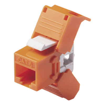 Módulo Jack Keystone / Cat6A / RJ45 / Sin Blindaje / 750 Conexiones / UL94V-0 LP-KJ-6A-04 LINKEDPRO BY EPCOM