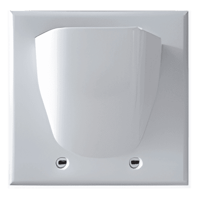 Placa de Pared Pasa Muro / 112.7 x 110.7 mm / ABS Resistente a Intemperie / UL 94V-0 / 25mm Máx. Diámetro LP-BW-WPD LINKEDPRO BY EPCOM