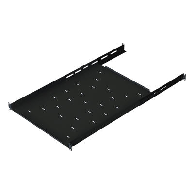 Charola Ajustable para Rack / 19" / 1U / Profundidad 633-816 mm (2.08-2.68 ft) / Acero Calibre 16 / Carga 44 kg (97 lb) CH-QR1 LINKEDPRO BY EPCOM