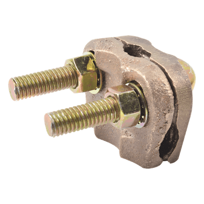 Conector de Varilla a Cable / Varilla 3/4" / Cable 2/0 AWG a 350 Kcmil / Tubería 3/8" a 3/4" / Bronce de Alta Conductividad TG-AB21 TOTAL GROUND