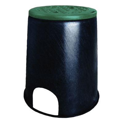 Registro de Inspección Subterráneo / Carga Estática 1360 kg / HDPE y Estireno Acrílico / Cierre Giratorio con Pernos / 160 x 235 x 210 mm S-610 TOTAL GROUND