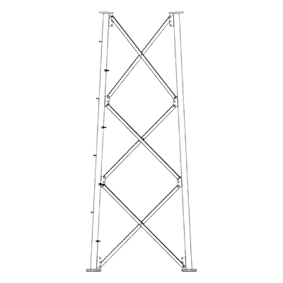 Sección 9 Intermedia para Torre Autosoportada línea SSV (Código de Fábrica: 9NH) SSV9NH ROHN