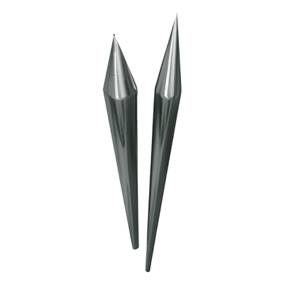 Punta Pararrayos / Cobre Cromado / 60 cm (1.97 ft) / 5/8 pulg / 5/16 pulg TG-TJF-60 TOTAL GROUND