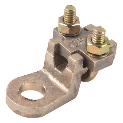 Conector de Bornes / 1/2" / Rango 4 AWG a 1/0 AWG / Diámetro 5.827 mm a 8.251 mm / Bronce TG-CR11 TOTAL GROUND