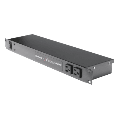 Supresor de picos para rack / 10 contactos NEMA 5-15R / 40 kA Clase A / 220 Vca / 19" SUP-RACK-220 TOTAL GROUND