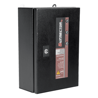 Supresor de Picos Clase B / 3 Fases / 120 kA / 220/380 Vca / NEMA 4 / 5 Modos de Protección