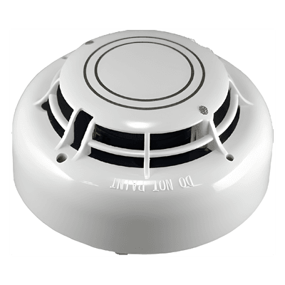 Sensor Fotoeléctrico de Humo y Temperatura / Direccionable / Bajo Perfil 5.08 cm (2 in) / Compensación Automática por Suciedad / LED de Alimentación y Alarma ACC-V HOCHIKI