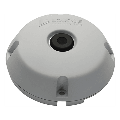 Micrófono preamplificador / Control automático de ganancia / Captación 9 m (29.5 ft) / Salida nivel de línea / 12 VDC VERIFACT-AGC LOUROE ELECTRONICS