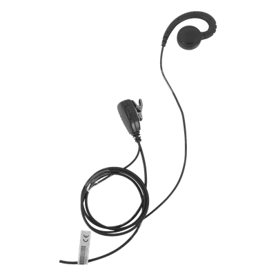 Micrófono de Solapa con Audífono / Cable Kevlar Reforzado / PTT Integrado / Clip Giratorio 360° / Gancho PTE Médico TX-300M-H02 TXPRO