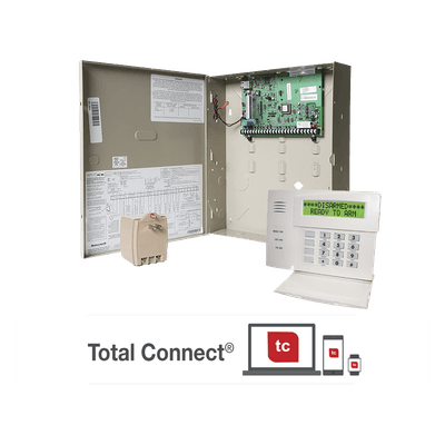 Panel de alarma VISTA-21iP / Comunicación IP y AlarmNet 4G / Hasta 48 zonas / 2 particiones / Teclados alfanuméricos y gráficos VISTA21IP/64SP HONEYWELL HOME RESIDEO