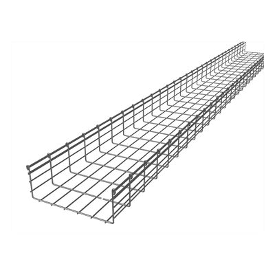 Charola Tipo Malla / 150 mm Peralte / 300 mm Ancho / 3 m Longitud / 9.84 ft / Electro Zinc / 716 Cables Cat6 CH-150-300EZ CHAROFIL