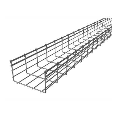 Charola Tipo Malla / 166x200 mm / Electro Zinc / 528 Cables Cat6 / 3 m (9.84 ft) CH-166-200EZ CHAROFIL