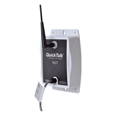 Alarma y Monitoreo Inalámbrica por Voz / UHF 450-470 MHz / 2W / 4 Entradas Programables / Alcance 7,000 Transmisiones / 6 Baterías AA RQT-452 RITRON