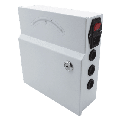 Fuente de poder profesional de 24 Vca @ 4 Amper, para 4 camaras, con voltaje de entrada de: 110 Vca PLK24AC4A EPCOM POWERLINE
