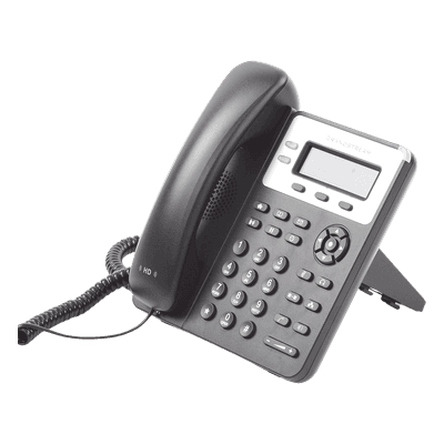 Teléfono IP / 2 Líneas SIP / Audio HD / LCD 132x48 Retroiluminada / Dual Ethernet 10/100 Mbps / Conferencia 3 Vías / 3 Teclas XML Programables GXP-1620 GRANDSTREAM