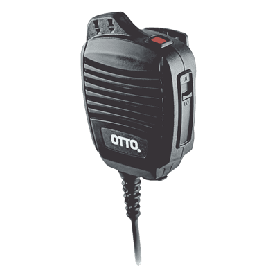 Micrófono-Bocina para Radio Portátil / Cancelación de Ruido / Sumergible IP68 / PTT 1 Millón Ciclos / Control de Volumen / Jack 3.5 mm V2-R2KB5112 OTTO
