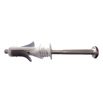 Taquete Tipo Mariposa / Tornillo Integrado 3" / Carga 20 kg / Resistencia Extracción 7 kg / 25 Piezas / -50°C a +80°C TSP-1075 THORSMAN