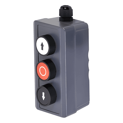 Botonera Triple / Uso Rudo / 24 VCD / IP40 / -20 a 50 °C / 2.7 x 5.2 x 2.0 in XBS-SW-01 ACCESSPRO