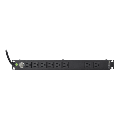 PDU Horizontal / 8 Contactos NEMA 5-15R / 120Vca / 15A / Rack 19" 1U / Cable 2.5 m (8.2 ft) HTCM-1U LINKEDPRO BY EPCOM