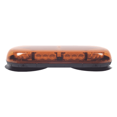 Mini Barra LED / 24 LED Ámbar / 25 Patrones de Destello / Montaje Magnético y Succión / 12 VCC / IP Extremo -40°C a 55°C X605A EPCOM INDUSTRIAL SIGNALING