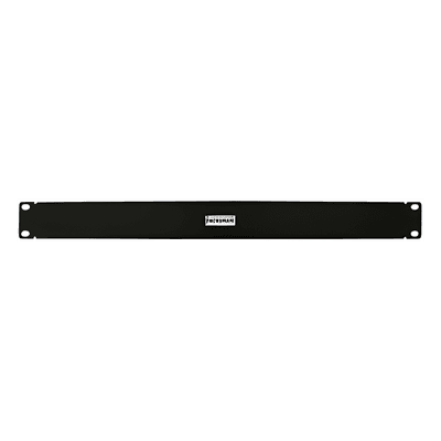 Panel ciego para rack / 1UR / 19in / Acero calibre 18 / Acabado negro semi-mate TH-TAP-FR-1UR THORSMAN