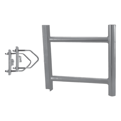 Soporte lateral en H / Separación 38 cm (15 in) / Acero galvanizado / Torres 1.5' a 3.5' / Incluye 2 abrazaderas ANTC484 ANTM-433 TELEWAVE, INC