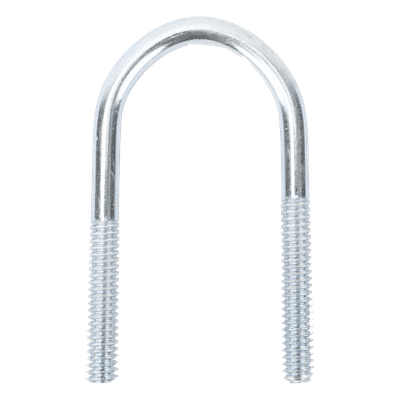 Abrazadera Tipo U / 1 pulgada / Acabado Electro Zinc / Sin Tuercas Ni Arandelas