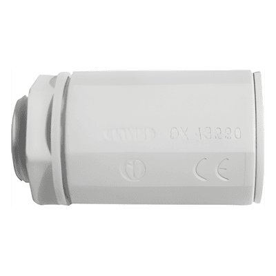 Conector de Tubería Rígida a Caja / 32 mm / IP65 / Auto-extinguible / Libre de Halógenos / -24°C a +60°C (-11.2°F a +140°F) DX-43-232 GEWISS