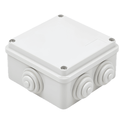 Caja de Derivación Estanca / 6 Entradas / IP55 / IK08 / 100x100x50 mm / Libre de Halógenos / -24 a 60°C GW-44-004 GEWISS