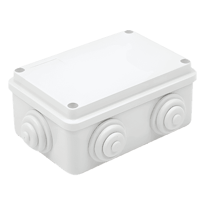 Caja de Derivación Estanca / PVC Libre de Halógenos / 6 Entradas / IP55 / IK08 / 120x80x50 mm / -24 a 60°C GW-44-005 GEWISS