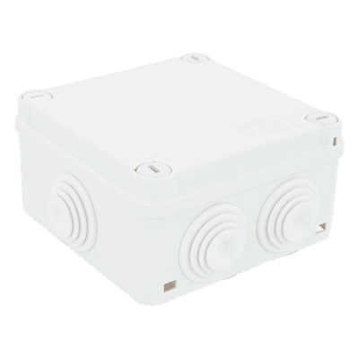 Caja de Derivación Estanca / 6 Entradas / IP55 / IK08 / 100x100x50 mm / Libre de Halógenos / -24 a 60°C GW-44-024 GEWISS