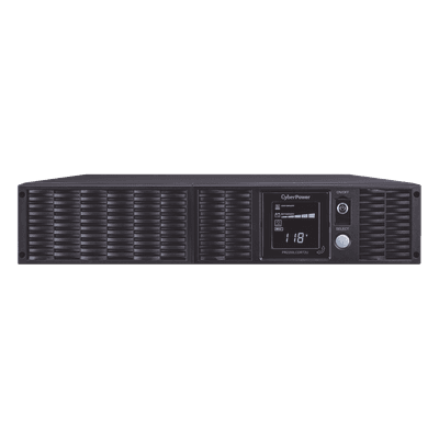 UPS de 2150 VA/1980 W, Topología Línea Interactiva, Entrada 120 Vca NEMA 5-20P, Onda Senoidal Pura, Torre o Rack 2 UR, Con 8 Tomas NEMA 5-20R PR2200LCDRT2U CYBERPOWER