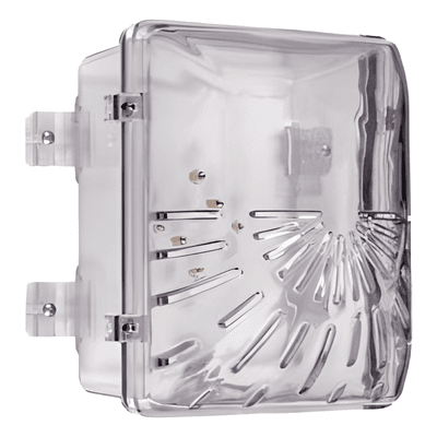 Cubierta Protectora / Policarbonato UV / 8.5x6.5x6.25 in / Montaje Superficial / Resistente a Vandalismo STI-1210A STI
