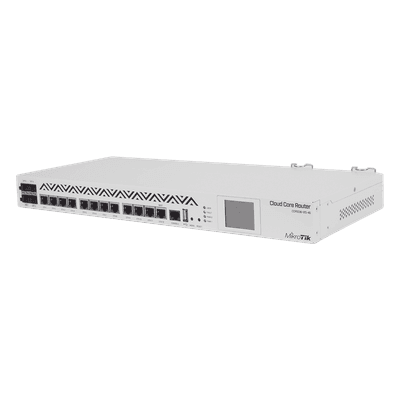 Cloud Core Router, CPU 36 Núcleos, Througput 16Gbps / 24Mpps, 12 Puertos Gigabit Ethernet, 4 Puertos SFP y 4 GB de memoria, Ideal para IPsec CCR1036-12G-4S MIKROTIK