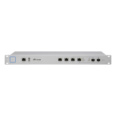 Ruteador UniFi para medianas y grandes empresas con funciones de firewall, soporta balanceo de carga y Fail Over entre 2 WAN USG-PRO-4 UBIQUITI