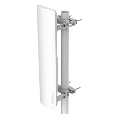 (mANT 19s) Antena Sectorial de 19 dBi con Angulo de Apertura de 120°, Rango de Frecuencia de 5.17 - 5.825 GHz. MTAS-5G-19D120 MIKROTIK
