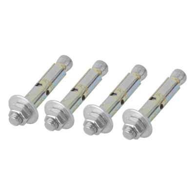 Kit de 4 Piezas de Taquete Tipo Barrenancla con Tornillo de 3/8" X 3" con Taquete de 1/2". BARREN-ANCLA LINKEDPRO BY EPCOM
