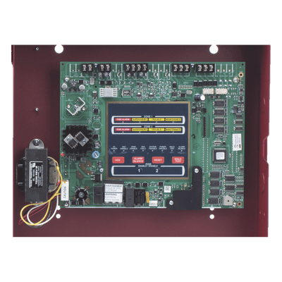 Panel convencional de detección de incendio / 4 zonas IDC / 2 NAC 24 VCC 2.5 A / Compatible i3 / UL, MEA, CSFM / 120 VCA MS-4 FIRE-LITE