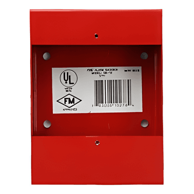 Caja de Montaje Superficial / Policarbonato Lexan / Acero Calibre 16 / 139 x 104 x 35 mm / Para Estaciones Manuales Direccionables SB-10 FIRE-LITE