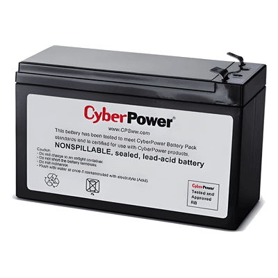 Batería de Reemplazo / 12V / 9Ah / Plomo Hermético / Rango 0°C a 40°C RB1290 CYBERPOWER