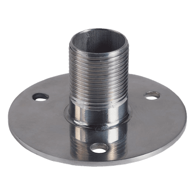 Soporte de Antena / Montaje Recto 1" / Acero Inoxidable / Base con Brida / 2.54 cm 4710 SHAKESPEARE