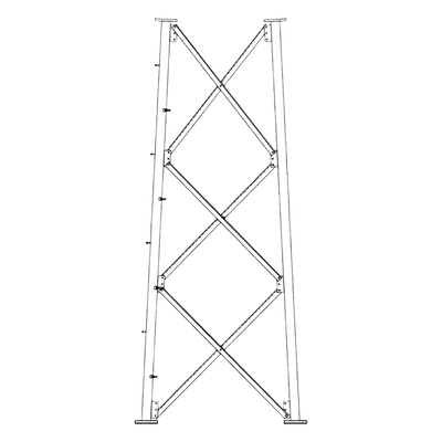 Sección 10 Base para Torre Autosoportada línea SSV (Código de Fábrica: 10N183) SSV10N183 ROHN